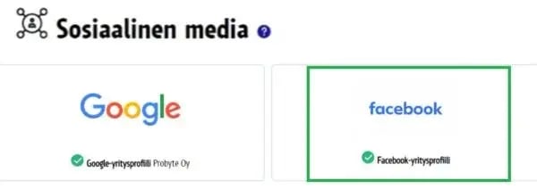 Fonecta Connect Asiakasohjeet Facebook linkitys yhdistetty